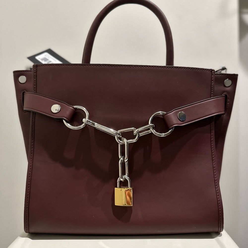 Authentic Alexander Wang Leather Padlock Handle Bag